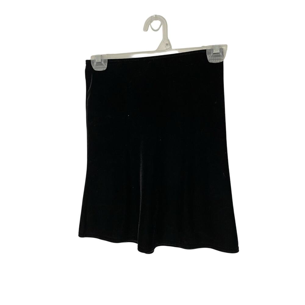 Vintage Joey B Women's Suede Fit and Flare Y2K Emo Grunge Goth Skirt Sz S